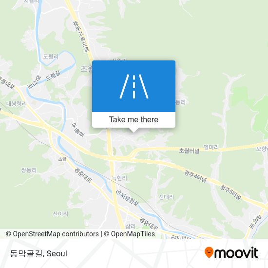 동막골길 map