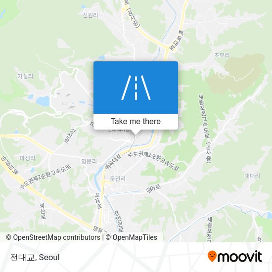 전대교 map
