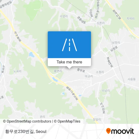 황무로230번길 map