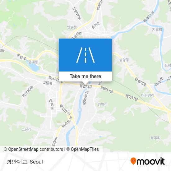 경안대교 map