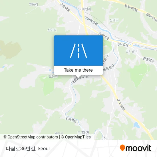 다람로36번길 map