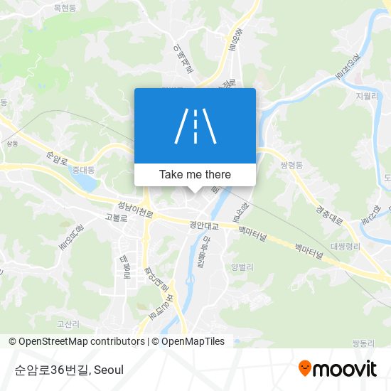 순암로36번길 map