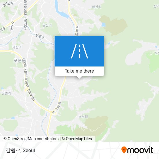 갈월로 map