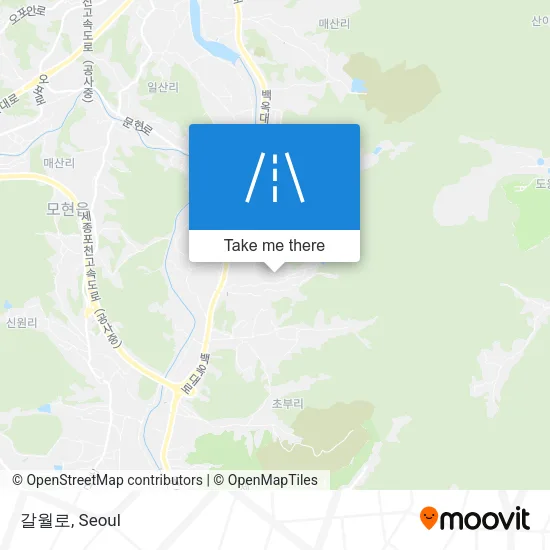 갈월로 map