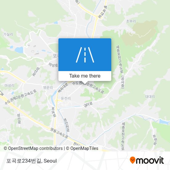 포곡로234번길 map