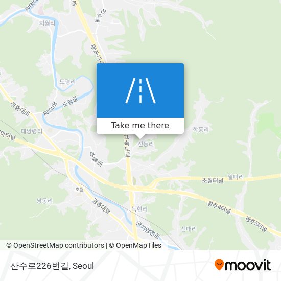 산수로226번길 map