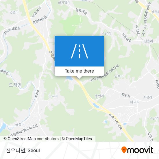 진우터널 map