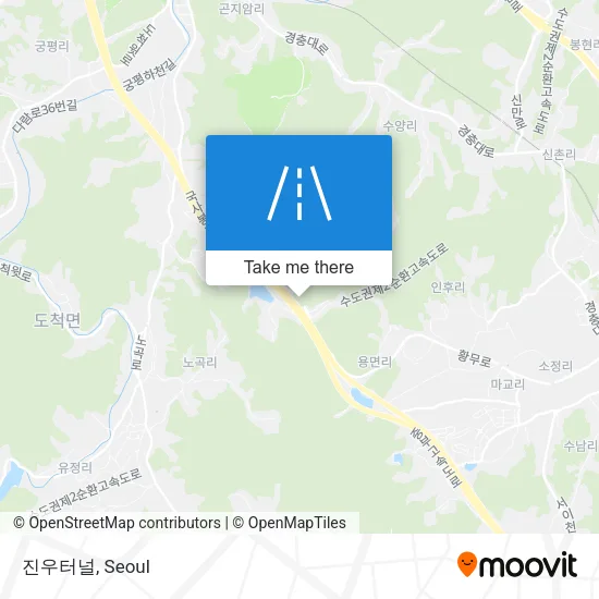 진우터널 map