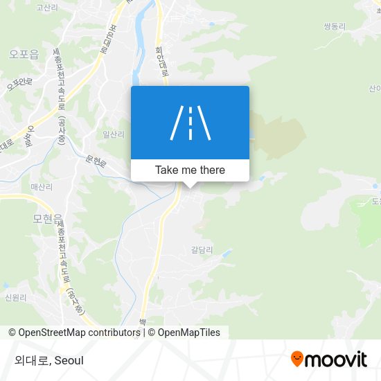 외대로 map