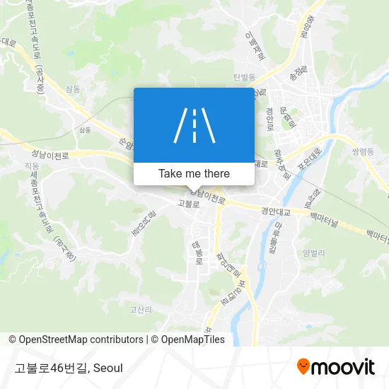 고불로46번길 map
