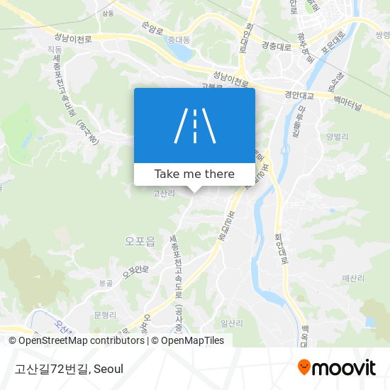 고산길72번길 map