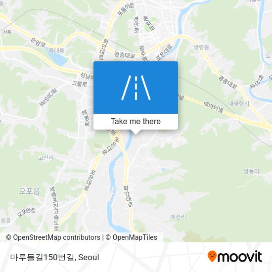 마루들길150번길 map