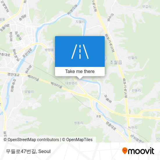무들로47번길 map