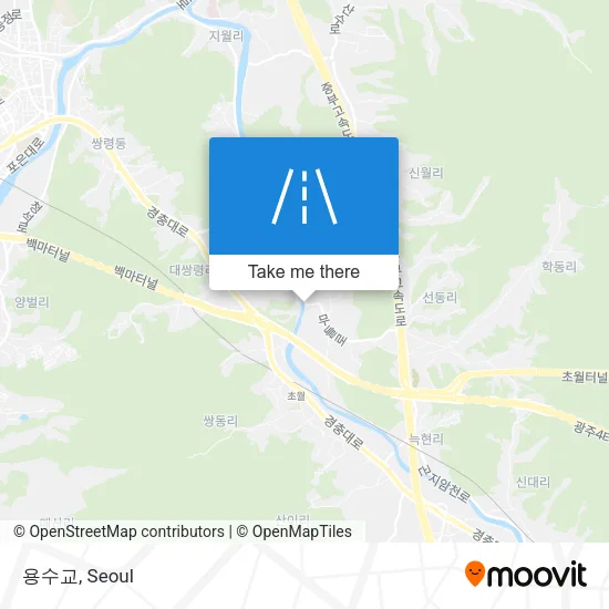 용수교 map
