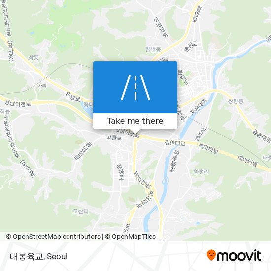 태봉육교 map