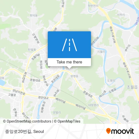 중앙로20번길 map