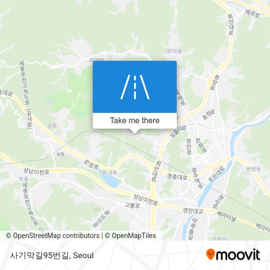 사기막길95번길 map