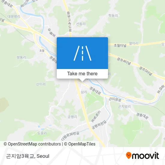 곤지암3육교 map