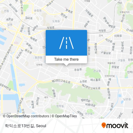 학익소로13번길 map