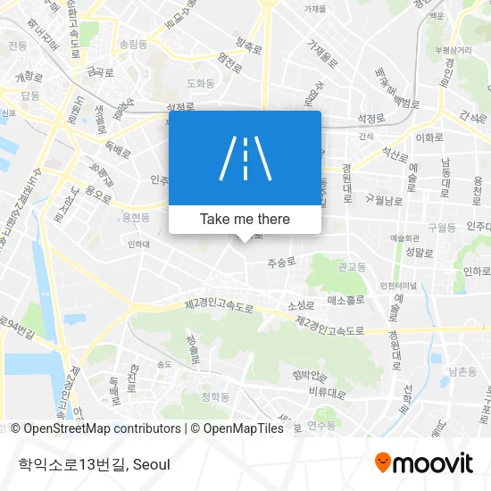 학익소로13번길 map