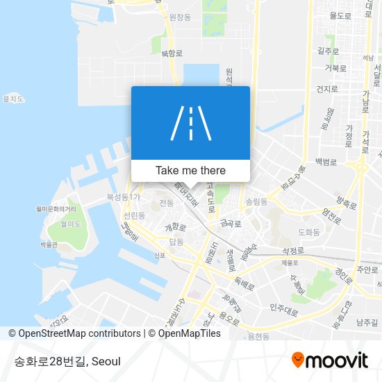 송화로28번길 map