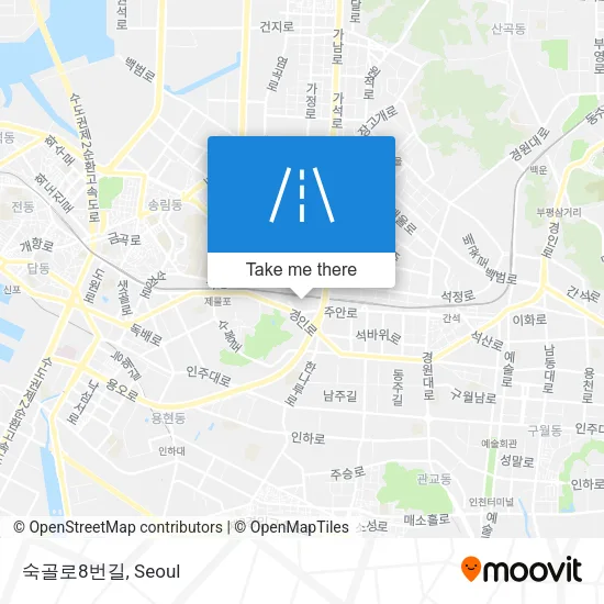 숙골로8번길 map
