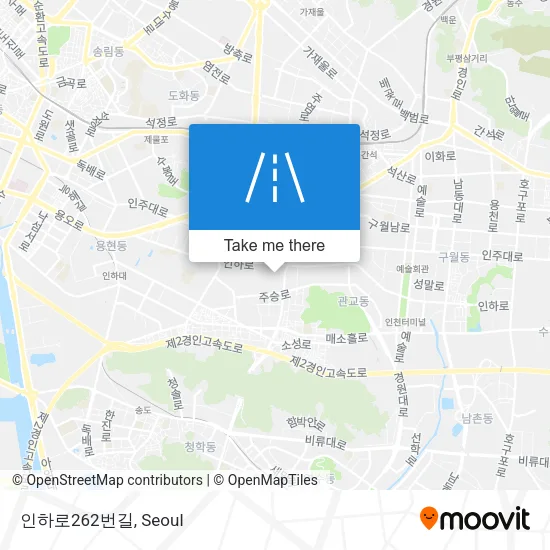 인하로262번길 map