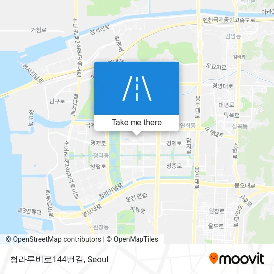 청라루비로144번길 map