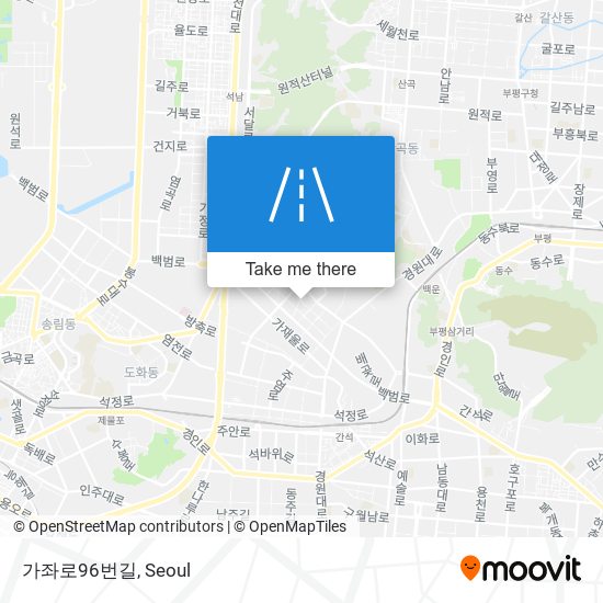 가좌로96번길 map