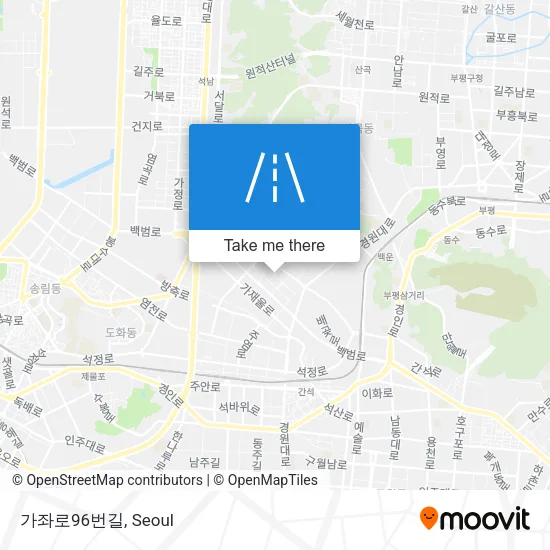 가좌로96번길 map