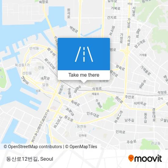 동산로12번길 map