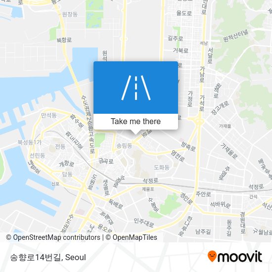 송향로14번길 map