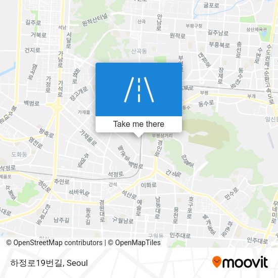 하정로19번길 map