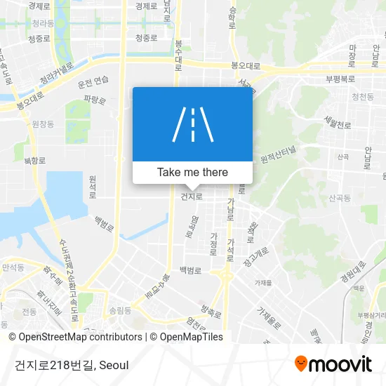 건지로218번길 map