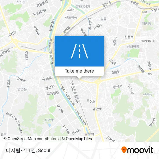 디지털로11길 map