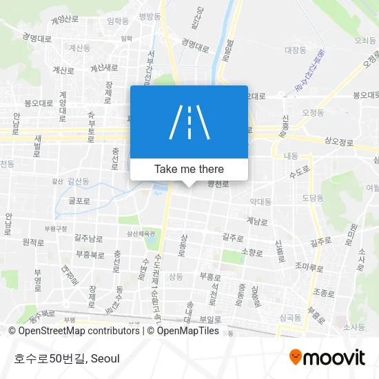 호수로50번길 map