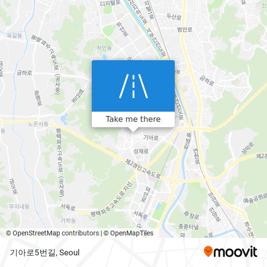 기아로5번길 map