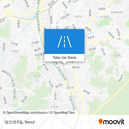 범안로9길 map