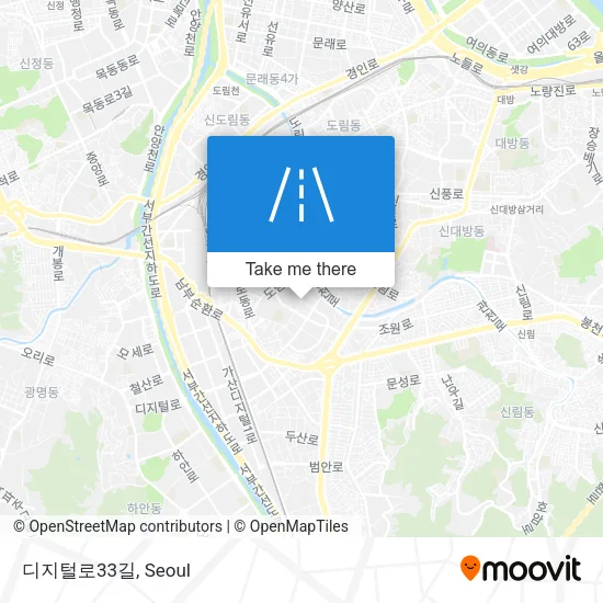 디지털로33길 map