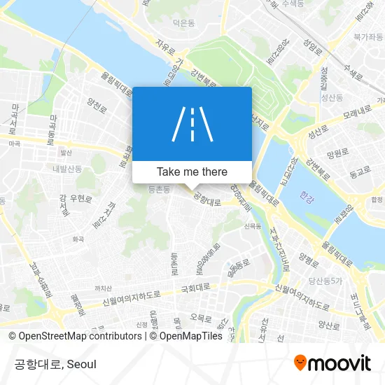 공항대로 map