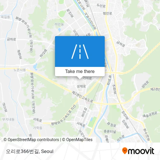 오리로366번길 map