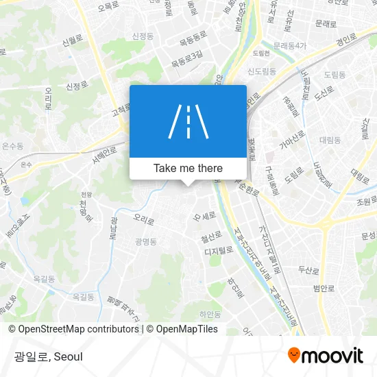 광일로 map