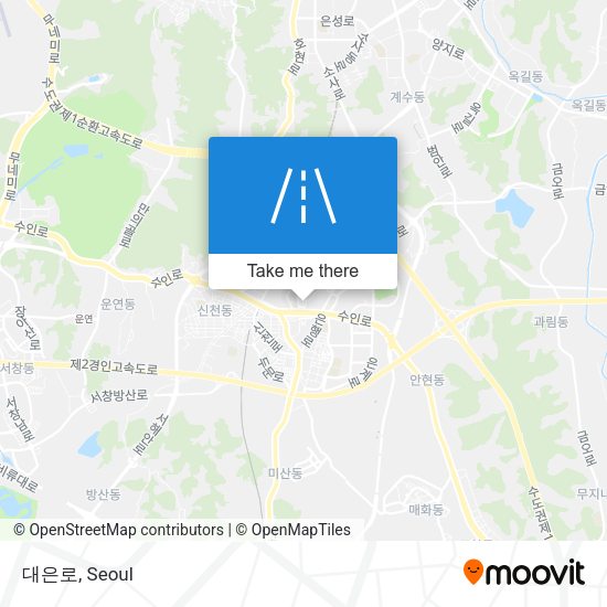 대은로 map