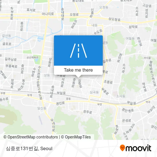 심중로131번길 map