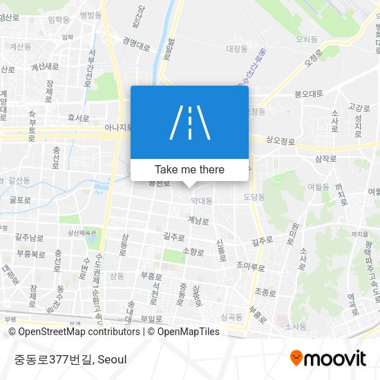 중동로377번길 map