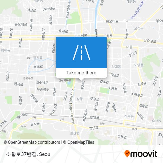 소향로37번길 map