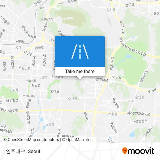 인주대로 map