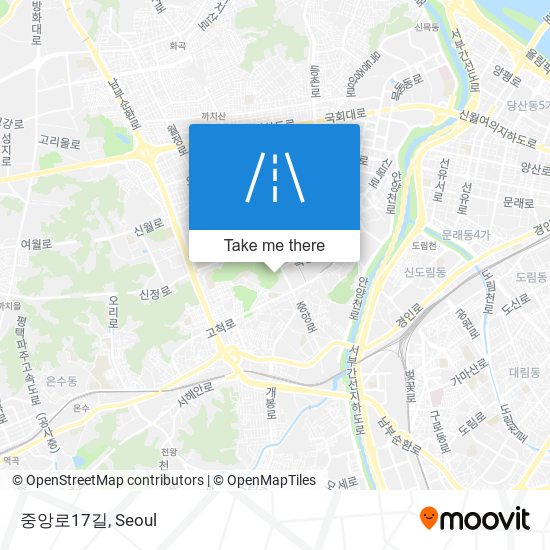 중앙로17길 map