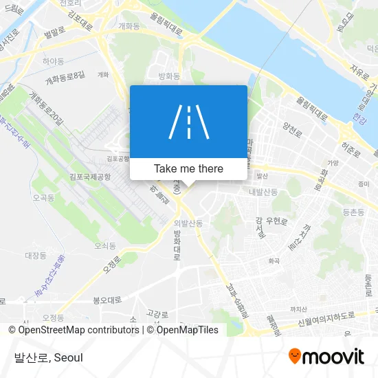 발산로 map