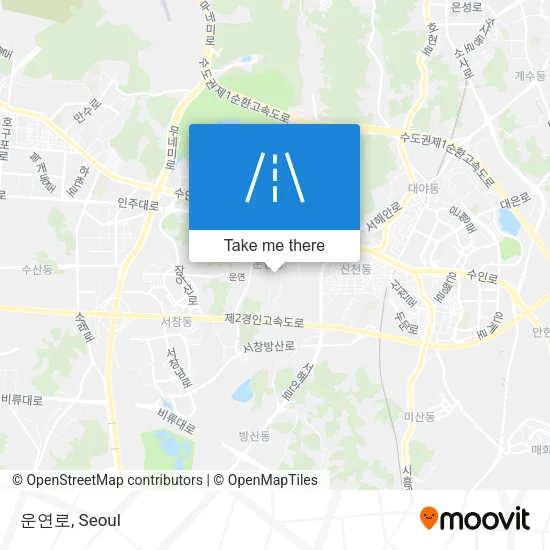 운연로 map